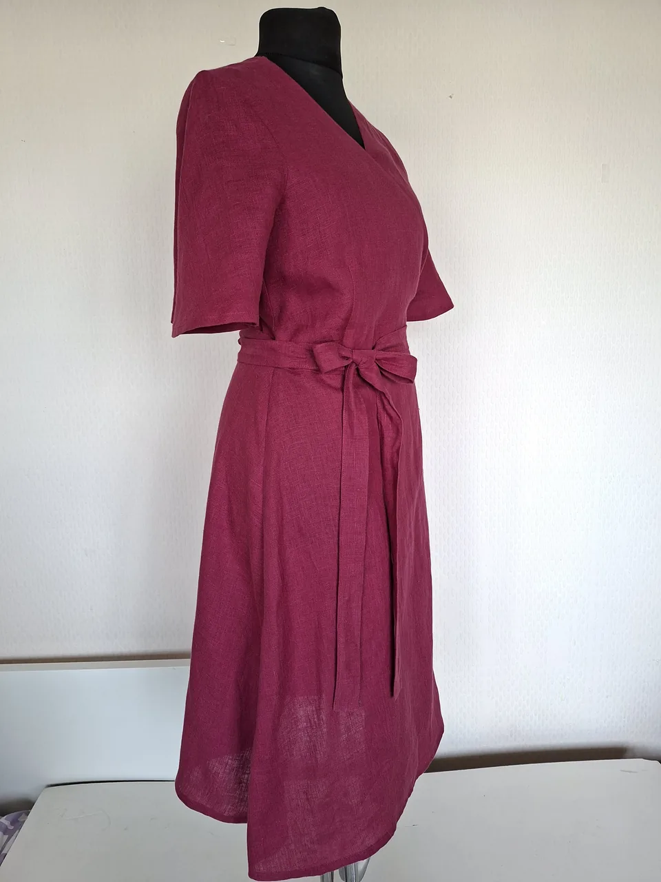 Lina apsienamā wrap kleita XL izmērā